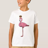 Flamingo met Muffin T-shirt (Voorkant)