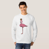 Flamingo met Muffin T-shirt (Voorkant volledig)