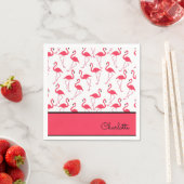 Flamingo met Naam Servet (Insitu)