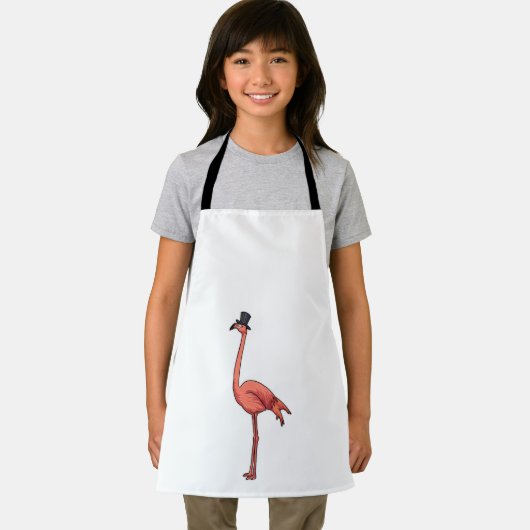 Flamingo met Pet Schort (Insitu)