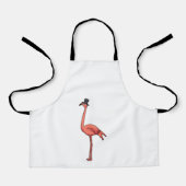 Flamingo met Pet Schort (Voorkant)