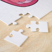 Flamingo met pool legpuzzel (Zijkant)