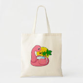 Flamingo met pool tote bag (Voorkant)