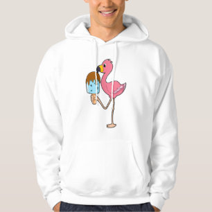 Flamingo met Popsicle Hoodie