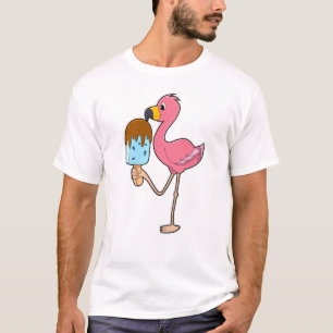 Flamingo met Popsicle T-shirt