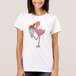 Flamingo met Popsicle T-shirt