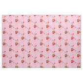 Flamingo met Santa Hat en Wreath Stof (Fat Quarter)