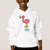 Flamingo met vis (Voorkant)