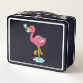 Flamingo met vis (Voorkant)