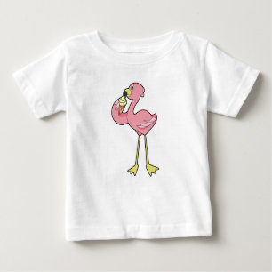 Flamingo met Waffle-ijs