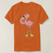 Flamingo met Waffle-ijs T-shirt (Design voorkant)