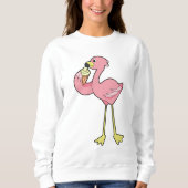 Flamingo met Waffle-ijs Trui (Voorkant)
