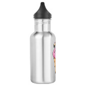 Flamingo met Waffle of Ice crème Waterfles (Links)