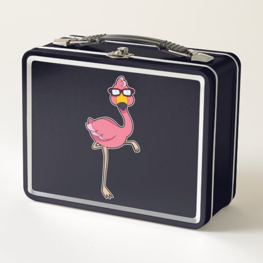 Flamingo met zonnebril (Voorkant)