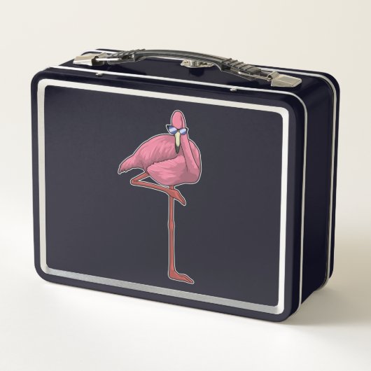 Flamingo met zonnebril (Achterkant)