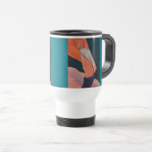 Flamingo Metal Travel Mug Reisbeker (Voorkant rechts)