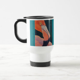 Flamingo Metal Travel Mug Reisbeker