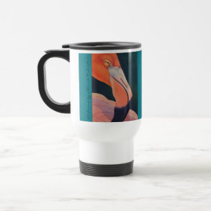Flamingo Metal Travel Mug Reisbeker