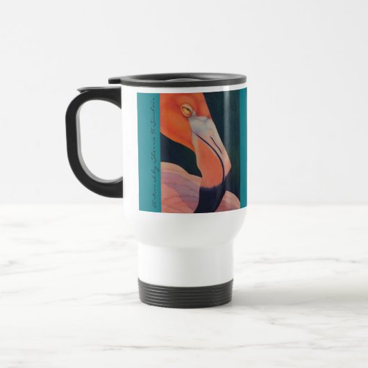 Flamingo Metal Travel Mug Reisbeker (Links)
