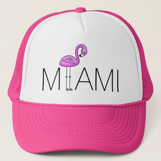 Flamingo MIAMI-petten Trucker Pet (Voorkant)