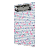 Flamingo Mini Klembord - Roze & Blauw (Angled2)