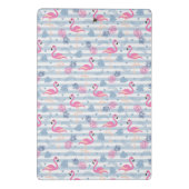 Flamingo Mini Klembord - Roze & Blauw (Achterkant)