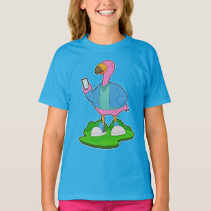 Flamingo Mobiele telefoon T-shirt