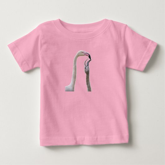 Flamingo moeder en Baby - (Voorkant)