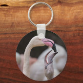 Flamingo Moeder en Baby Sleutelhanger (Voorkant)