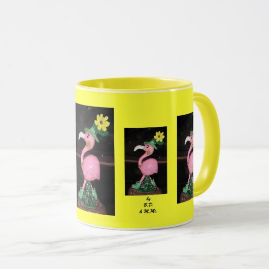 flamingo mok (Voorkant rechts)