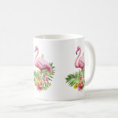Flamingo Mok, Flamingo Coffee Mok, Roze Flamingo Koffiemok (Voorkant rechts)