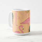 Flamingo Mok Golden Yellow & Pink (Voorkant links)