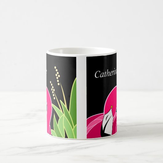 Flamingo Mok met gepersonaliseerde namen (Center)