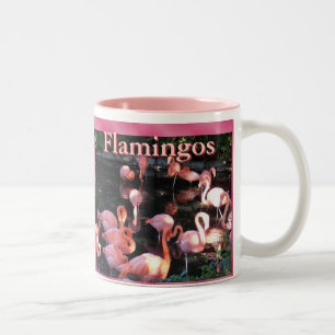 Flamingo-Mok Tweekleurige Koffiemok