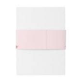 Flamingo Monogram Bruiloft Uitnodigingen Wikkel (Achterkant Voorbeeld)