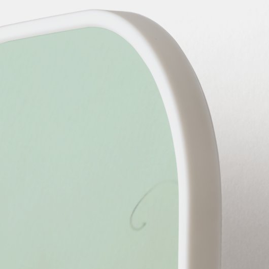 Flamingo-monogram gepersonaliseerd pickleball paddle (Links Detail)