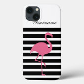 Flamingo Monogram Style Case-Mate iPhone Case (Achterkant)