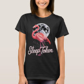 Flamingo Moon Vibes | Sleep Token Inspired Art T-shirt (Voorkant)