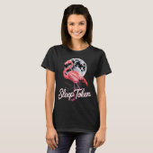 Flamingo Moon Vibes | Sleep Token Inspired Art T-shirt (Voorkant volledig)