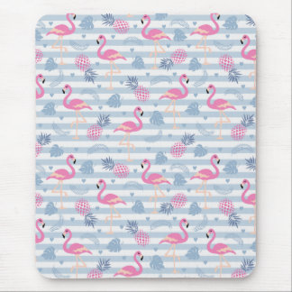 Flamingo Mousepad - Roze & Blauw Muismat