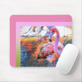 Flamingo Muismat-roze Muismat (Met muis)
