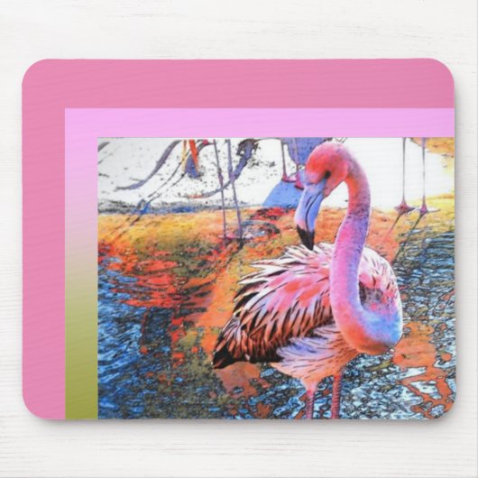 Flamingo Muismat-roze Muismat (Voorkant)
