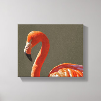 Flamingo muur kunst canvas afdruk