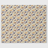Flamingo Naadloos Cadeaupapier (Vlak)