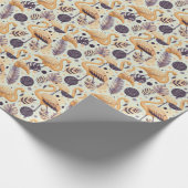 Flamingo Naadloos Cadeaupapier (Hoek)