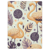  Flamingo Naadloos Klembord (Achterkant)