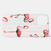 Flamingo naadloos patroon Case-Mate iPhone case (Achterkant (horizontaal))