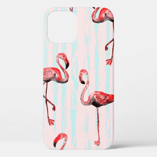 Flamingo naadloos patroon Case-Mate iPhone case (Achterkant)