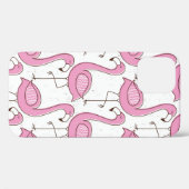 Flamingo naadloos patroon,  exotisch ontwerp Case-Mate iPhone case (Achterkant (horizontaal))