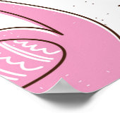 Flamingo naadloos patroon,  exotisch ontwerp poster (Hoek)